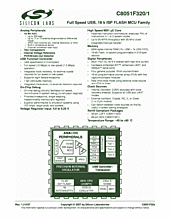 DataSheet C8051F320 pdf
